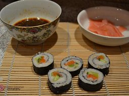 Sushi s lososem