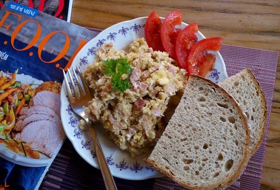 Vločková smaženice nejen s droždím (kvasnicemi)